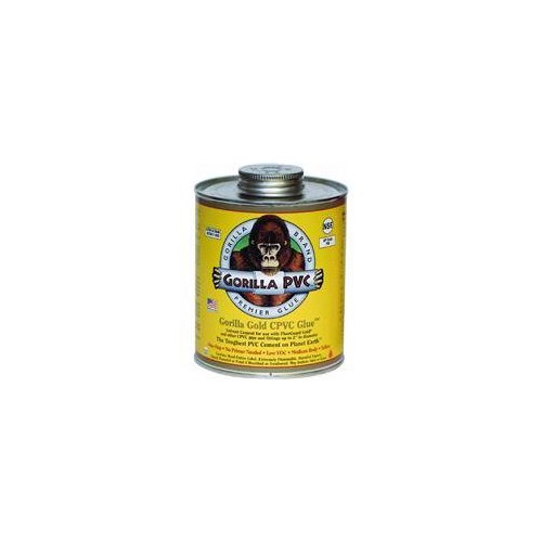 GORILLA PVC CEMENT LLC 08303 Gold 8OZ CPVC Glue
