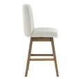 thumbnail image 5 of Finley 30" Swivel Barstool 2-Pack in Parchment Beige Fabric, 5 of 9