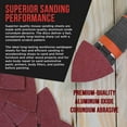 thumbnail image 4 of ProductionShop Premium 800 Grit Triangle Mouse Detail Sander Sandpaper Sheets, Box of 45 - Hook & Loop, Triangular Shaped Mouse Disc Pads - Oscillating Multi-Tools - Woodworking, Sand Furniture Paint, 4 of 6