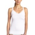 thumbnail image 1 of Vanity Fair Womens Perfect Lace Spincami Camisole, M, Star White, 1 of 4