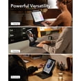 thumbnail image 3 of Funda con teclado ESR para iPad Pro de 11 pulgadas con soporte de 5.ª generación, color negro, 3 of 9