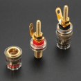 thumbnail image 4 of Conector de poste de unión de terminal de altovoz chapado en oro de 8 piezas, 4 of 6