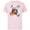 Soft Pink, variant on Disney Princess Rapunzel Moana Snow White Polaroid - Short Sleeve Cotton T-Shirt for Adults - Customized-White