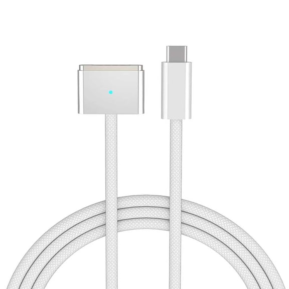 USB-C to Magnetic 3 Cable 6.6FT, 140W Charging Cable Compatible with MacBook Pro (16"/14" 2024/2023/2021), MacBook Air (15"/13" M4 2025, M3 2024, M2 2023, M2 2022) (Silvery)