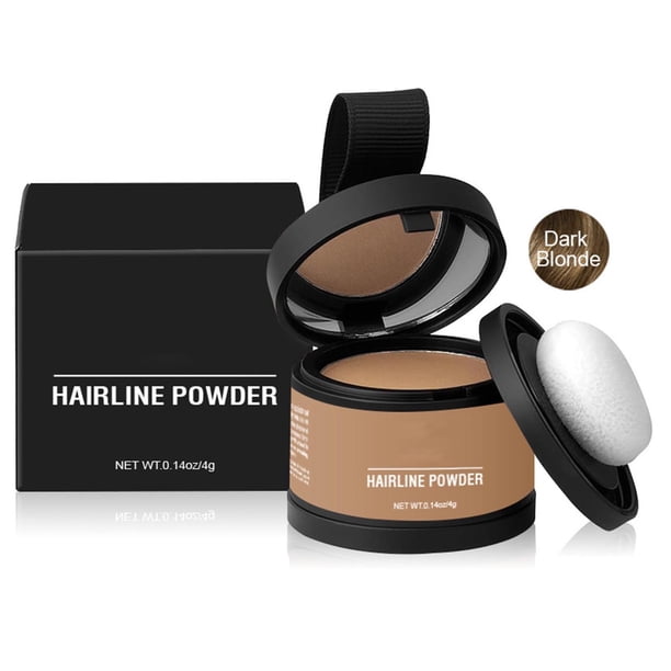 Sombra en polvo para líneas de cabello, cobertura para frente alta, lápiz de sombra para líneas de cabello, resistente al agua