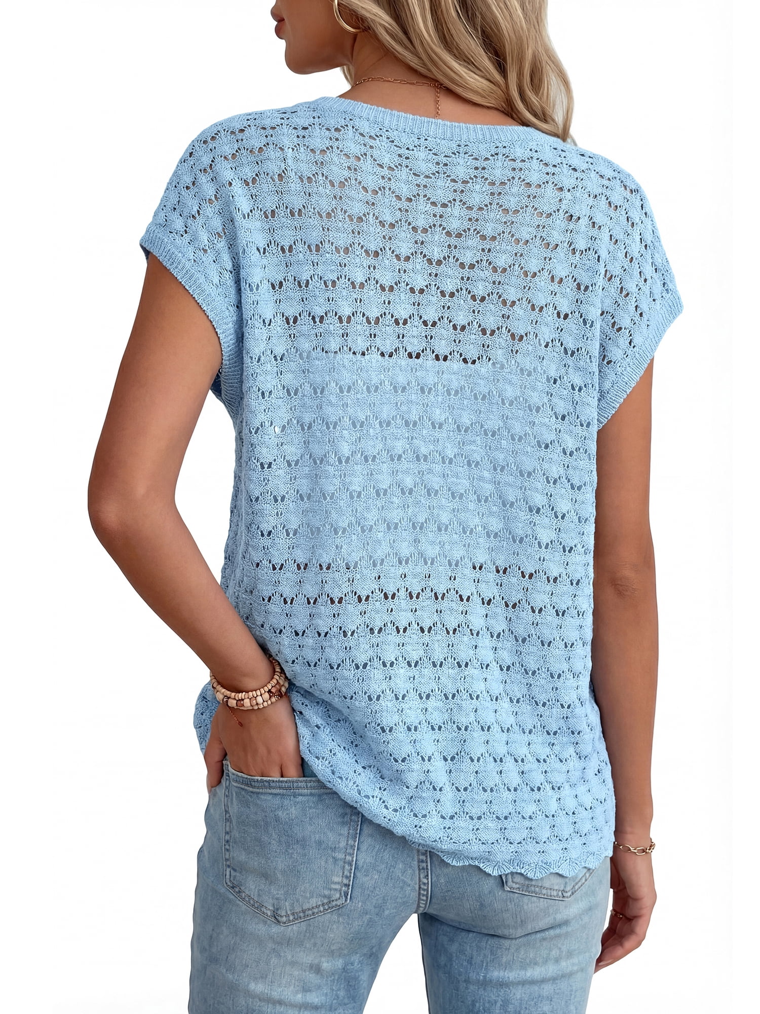 PRETTYGARDEN Women's Knit Sleeveless Sweater Vest with Gold Buttons, Sizes S-XXL