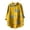 510_Yellow, variant on Long Sleeve Shirts for Women Linen T Shirt Women's Vintage Fish Art Print Lapel Neck Button Blouses Sleeves Casual Tops Linen Tops Yellow