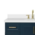 thumbnail image 5 of Ariel Taylor 49 In. Oval Sink Vanity With White Quartz Countertop In Midnight Blue, 5 of 10