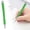 Green, variant on KUMHONW 1 Pack Slim Ballpoint Pens Bulk Retractable Metal Ballpoint Pens Set Writing Gift for Teacher Office Business s Office Wedding Supplies,Metallic Black Ink,1 mm(Classic Green)