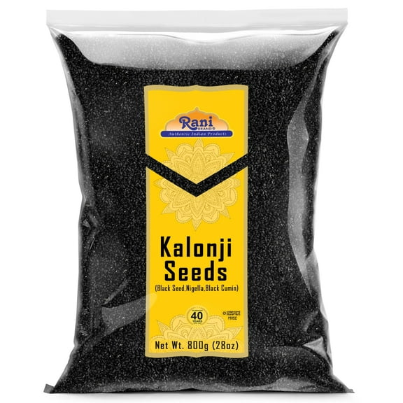 Rani Kalonji (Black Seed, Nigella Sativa, Black Cumin) Seeds 28oz (800g) All Natural ~ Gluten Friendly | NON-GMO | Kosher | Vegan | Indian Origin