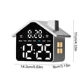 thumbnail image 3 of shyuyusa LED House-shaped Alarm Clock, Multifunctional Timing Night Light Clock, Creative Desktop Ornament for Bedroom, Study & Children’s Room, 3 of 6