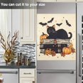 thumbnail image 3 of Yayeee Magnetic Dishwasher Cover for The Front Decoration Home Kitchen Machine Sticker Protector, Halloween Cat, 3 of 6