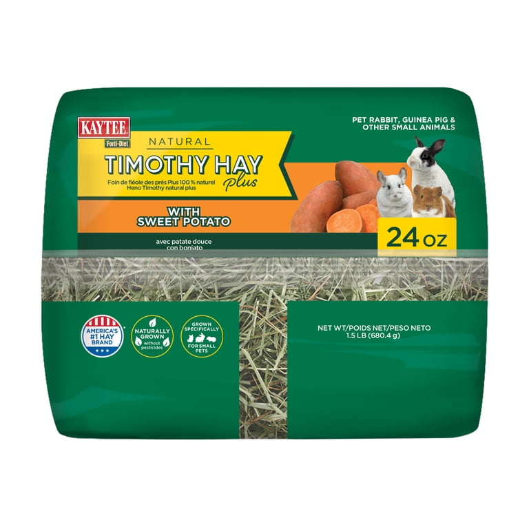 Kaytee Forti-Diet Timothy Hay Plus Sweet Potatoes, 24oz photo 6