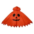 thumbnail image 4 of Boys Halloween Unisex Ghost Face Hooded Cape Halloween Party Outfit for Kids Boys 7-9 Years, 4 of 4