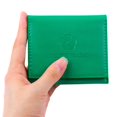 thumbnail image 1 of 18 Holes Leather Container Organizer Storage Displayer Waterproof Holder Home Use Bag Display Foldable - Green, 1 of 10