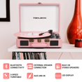 thumbnail image 3 of Tocadiscos TANLANIN Vintage Maleta Bluetooth de 3 velocidades, 3 of 8