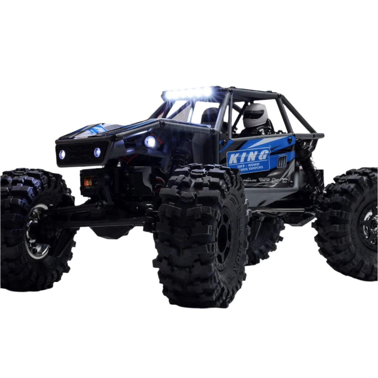 Axial 1/18 UTB18 Capra 4WS 4X4 RTR Brushed Rock Crawler Battery & Charger Included Blue AXI-1750T1