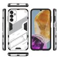 thumbnail image 5 of Compatible For Samsung Galaxy M15 5G Case PC+TPU Drop-proof Phone Cover with Folding Kickstand White, 5 of 5