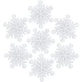 thumbnail image 1 of Parche Aplicado de Tela GUYI 12 piezas Copo de Nieve para Planchar, 1 of 6