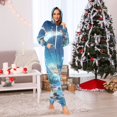 thumbnail image 7 of FORMRS Onesies Pajama for Adults Unisex Hoodie Winter Jumpsuit One Piece Sleepwear, Sizes S-2XL, Floral Moon, 7 of 7