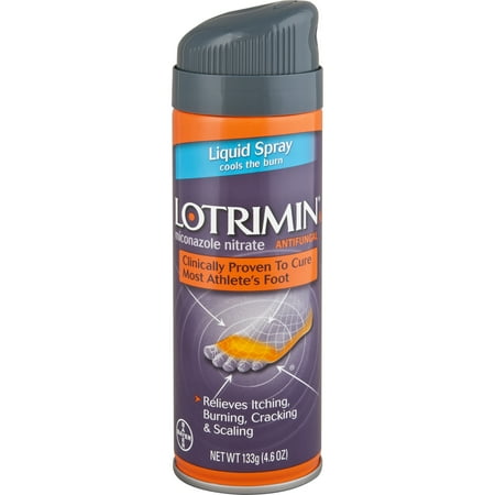 Lotrimin AF Athlete's Foot Liquid Spray, 4.6 Ounce Spray Can