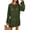 Army Green, variant on Womens Swimsuit Cover Up Crochet Long Sleeve Mesh Knit Summer Beach Dress Sheer Hollow Out Bathing Suit Coverup