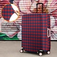 thumbnail image 4 of Red Blue Checkered Pattern Luggage Cover Fashion Suitcase Cover Baggage Covers Fit 25-28 Inch Luggage (Go Travel), 4 of 5
