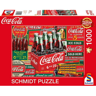 ALLIED PRODUCTS Coca-Cola 1000 Piece Puzzle, Coke Bottles Artwork, 30 