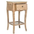 thumbnail image 2 of SAFAVIEH Thelma Solid Rustic End Table with Storage Drawer, Red Maple, 2 of 5