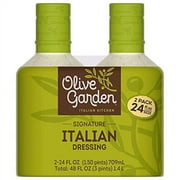 Olive Garden Italian Dressing .. 2/24 Ounce Bottles, Set .. of 2