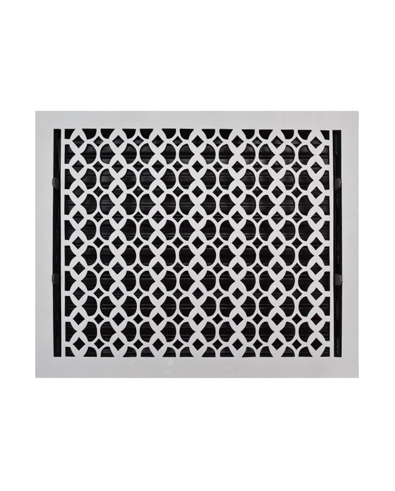 Cast Aluminum Floor Register with holes and matching screws Modern