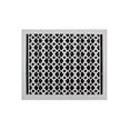 thumbnail image 4 of 12” x 16” Floor Vent Cover VR-100 with Damper – Decorative Cast Aluminum Register, Tudor Mushroom Design, Powder Coated, Repaintable for Floors Walls Ceilings, Handcrafted Durable Air Vent Grille, 4 of 9