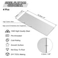 thumbnail image 2 of Uxcell Paquete de 4 Acero 1095 para Cuchillo, 4" x 1-1/2" x 1/8" Acero Recocido en Frío, 2 of 7