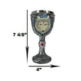 thumbnail image 2 of Ebros Large Celtic Blue Remus Ancient Gray Wolf Goblet Chalice Cup Figurine 8oz, 2 of 7
