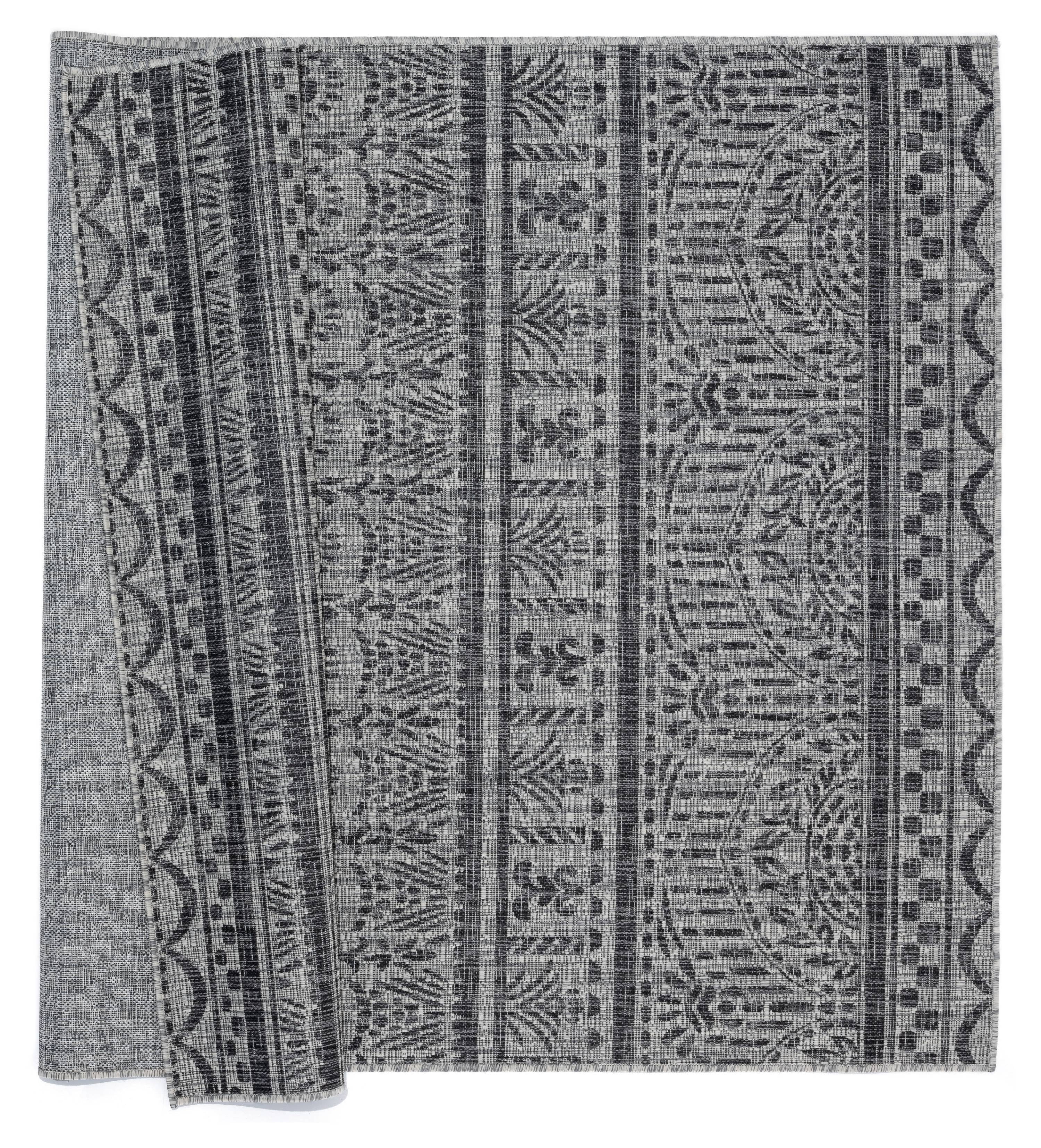 United Weavers Mali Keown Transitional Geometric Area Rug, Black, 7'10" x 10'6"