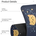thumbnail image 4 of Yayeee Faucet Mat for Kitchen Sink 14.7" Diatomite Long Splash Guard Pad, Orange Cat Planet, 4 of 7
