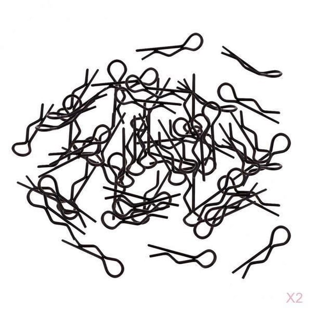 KLKCMS 100 Pcs 1/10 1/12 1/16 Clips de Buggy RC pour HPI HSP Acce