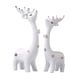 thumbnail image 3 of 2 estatuas de ciervos, esculturas de animales, colección moderna, figuras decorativas Blanco, 3 of 9
