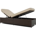 thumbnail image 2 of Serta Laguna Outdoor Storage Chaise Lounge - Brown Wicker, 2 of 11