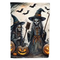 Witches Spooky Halloween Garden Flag 11.25 in x 15.5 in