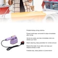 thumbnail image 6 of BIMZUC Portable Handheld Garment Mini Electric Steam Iron, 120ml Water Tank, 40W Wrinkle Remover for Home and Travel, 220V UK Plug, Purple, 6 of 9