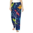 thumbnail image 2 of Kdxio Women's Comfy Stretch DinosaursPrint Drawstring Pajama Pants-Large, 2 of 9