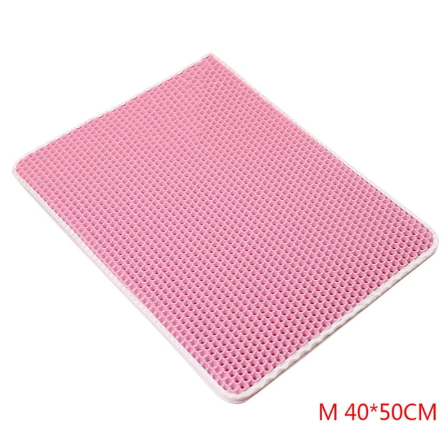 tredstone Pet litter Mat Double Layer Pad Home Large Flexible EVA Washable Pet Box Pan Cushion Odorless Rug
