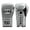 Silver, variant on Pro Mex Professional Lace Sparring Boxing Gloves V3.0, 14 oz, Blue/White