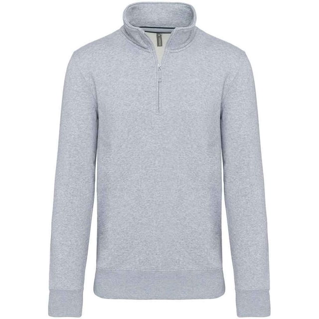 Kariban Mens Zip Neck Sweatshirt