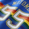 thumbnail image 5 of Men's Mitchell & Ness Dikembe Mutombo Royal Denver Nuggets Hardwood Classics Stitch Name & Number T-Shirt, 5 of 6