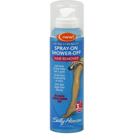 Sally Hansen Spray On Shower Off Hair Remover Extra Strength 6 Oz