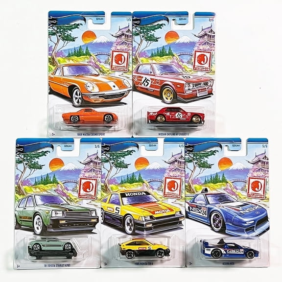 HW 2024 J-Imports #1-5 Set of 5 Cars GDG44