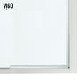 thumbnail image 3 of Vigo Vg6079cl3076 Astoria 76" High X 30" Wide Pivot Framed Shower Door - Chrome, 3 of 7