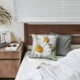 thumbnail image 6 of Revitalize Your Space with Blue Linen Throw Pillow Cases - 16x16 inch Set of 2 Modern Boho Farmhouse Outdoor Cushions Perfect for Sofa, Couch, Living Room, 6 of 7